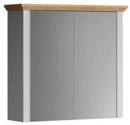 trendteam Badezimmerspiegelschrank Landside Spiegelschrank Bad 2 T&uuml;ren, grau....