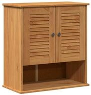 vidaXL Badezimmerspiegelschrank Badezimmerschrank VIGO Braun und Honigbraun...