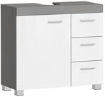 VASAGLE Waschbeckenunterschrank Badezimmerschrank Badschrank Breite 70 cm, mit 3