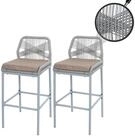 MCW Barhocker MCW-O21-M (2 St), Inkl. Sitzkissen, Stoffqualit&auml;t 180 g/m,