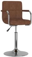 vidaXL Barhocker Barhocker Braun Stoff (1 St)