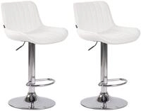 CLP Barhocker Lentini Kunstleder (Set, 2er), h&ouml;henverstellbar