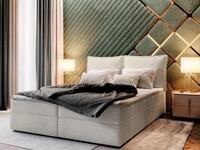 Masseno Boxbett LENTE 160x200 cm mit Bonell Matratze und Topper, Doppelbett,