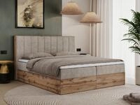 MKS M&Ouml;BEL Boxspringbett BELLISSIMO (Bett mit gen&auml;htem Kopfteil, T30-Schaum,...