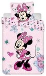 Disney Kinderbettw&auml;sche Minnie Mouse, Renforc&eacute;, 2 teilig
