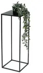 DanDiBo Blumenhocker Metall Schwarz Eckig 70-50 cm Blumenhocker Beistelltisch...