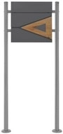 ML-DESIGN Standbriefkasten Wandbriefkasten Briefkasten Postkasten mit...