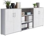 BMG M&ouml;bel Aktenschrank Office Edition 9 (Schrankwand Set, 3tlg) abschlie&szlig;bar,...
