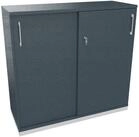 Soennecken Aktenschrank Schiebet&uuml;renschrank 3OH B1200xT442xH1133mm...