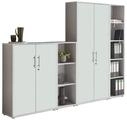 BMG M&ouml;bel Aktenschrank Office Edition 4 (Schrankwand Set, 4tlg) abschlie&szlig;bar,...