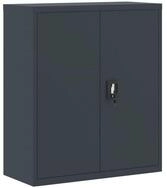vidaXL Aktenschrank Aktenschrank Anthrazit 90x40x105 cm Stahl (1-St)