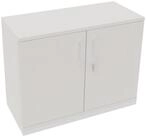 Soennecken Aktenschrank Fl&uuml;gelt&uuml;renschrank 2OH B1000xT442xH781 wei&szlig;/Wei&szlig;