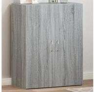 vidaXL Aktenschrank Aktenschrank Grau Sonoma 60x32x77,5 cm Holzwerkstoff