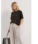 STREET ONE T-Shirt mit Strukturmix braun 34 EU