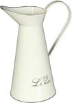 Ambiente Haus Kanne Krug aus Emaille in Antikcreme (H) 26 cm, (1-St)