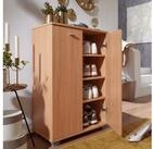 FINEBUY Schuhschrank SuVa2373_1 Holz 12 Paar Schuhe Schuhregal Schuhkommode