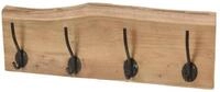 Storage solutions Garderobenst&auml;nder Hakenleiste, 4 Metallhaken, 50 cm,