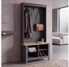 MCW Garderobe MCW-P28, Inklusive vier Stauf&auml;cher f&uuml;r Schuhe
