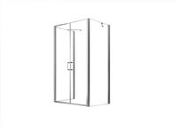 Glaszentrum Hagen Eckdusche GZH 80x80x80x195 cm Mille U-Duschkabine inkl. Tasse...