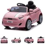 Chipolino Elektro-Kinderauto Kinder Elektroauto Fiat 500, Belastbarkeit 30 kg,
