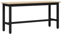 vidaXL Essbank Esstischbank Sonoma-Eiche 100 x 32,5 x 48,5 cm (1-St)