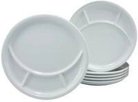 CreaTable Fondueteller Essteller Universal, (4 St), Teller Set, 4 Personen,