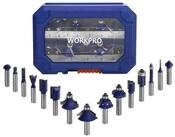 LuxusKollektion Fr&auml;ser-Set 15tlg. Fr&auml;ser Set 8mm Schaft Oberfr&auml;se Zubeh&ouml;r...