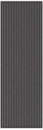 vidaXL Fu&szlig;matte Fu&szlig;matte Schwarz 60 x 180 cm Polypropylen, Rechteckig