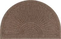 wash+dry by Kleen-Tex Fu&szlig;matte DUNE Halfmoon taupe, rechteckig, H&ouml;he: 8 mm,
