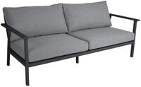 Brafab Gartenbank Samvaro 2-Sitzer, Anthrazit