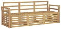 vidaXL Gartensofa Sofagarnituren Massivholz, 3 Teile