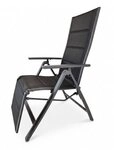 LEX Relaxsessel Relaxsessel Gartensessel Comfort Gestell Aluminium anthrazit