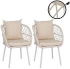 MCW Gartenstuhl MCW-Q38 (2er), Hohe Stoffqualit&auml;t 180 g/m&sup2;, Bezug waschbar bei