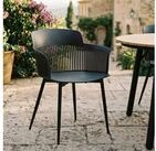 IDIMEX Gartenstuhl MANTEY (4 St), Terrassenst&uuml;hle 4er Set mit Armlehnen aus