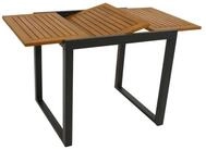 DEGAMO Gartentisch RIVELLO ausziehbar, 80/120x70cm, Alu anthrazit + Akazie...