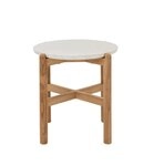 Dehner Balkonset Beistelltisch Portofino, &Oslash; 45.5 cm, H&ouml;he 47.8 cm, aus FSC&reg;