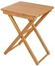 WENKO Gartentisch Klappbarer Tisch aus Bambus MAUI (einzeln, Klappbarer Tisch),