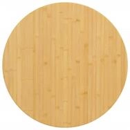 vidaXL Tischplatte Tischplatte &Oslash;80x1,5 cm Bambus (1 St)