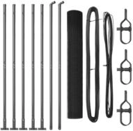 vidaXL Gartenzaun Geschwei&szlig;ter Drahtzaun mit Betonsockel 10 x 1 m Grau Netz,...
