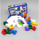 Philos Spiel SPEED SOMA - Denkspiel, 2 - 4 Spieler, Legespiel, Holzspiel