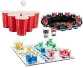 relaxdays Spiel 3 teiliges Trinkspiel