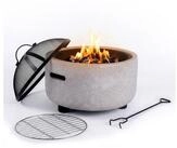 relaxdays Feuerschale in Steinoptik