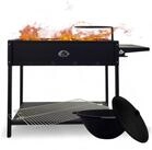 Grillpeter Holzkohlegrill Mangal Set Batyr 80 Schaschlikgrill 80cm mit Grillrost