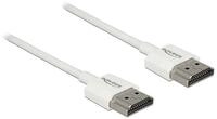 Delock DeLOCK 85120 HDMI-Kabel 0,25 m HDMI Typ A (Standard) Wei&szlig; HDMI-Kabel