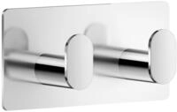 Smedbo Handtuchhaken BK456 CUBE, Edelstahl, selbstklebend, verchromt, (1-St), B...