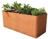 GFP Hochbeet PRIMEYARD Mario 146x80x80 cm, Rost-Optik, Cortenstahl, inkl....