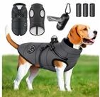Lovpet Hundejacke, Hundemantel mit Geschirr, inkl. 45 St&uuml;ck Kotbeutel +Spender