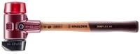 HALDER Gummihammer HALDER SIMPLEX Schonhammer &Oslash; 60 mm Gummi / Plastik rot mit