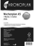 CHRONOPLAN Terminplaner Wochenplan A5 1 Woche/2 Seiten horizontal 2026