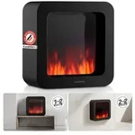 KAMINIO Tischfeuer MIA, 3D-Flammeneffekt schwarz 40 cm x 17,5 cm x 40 cm